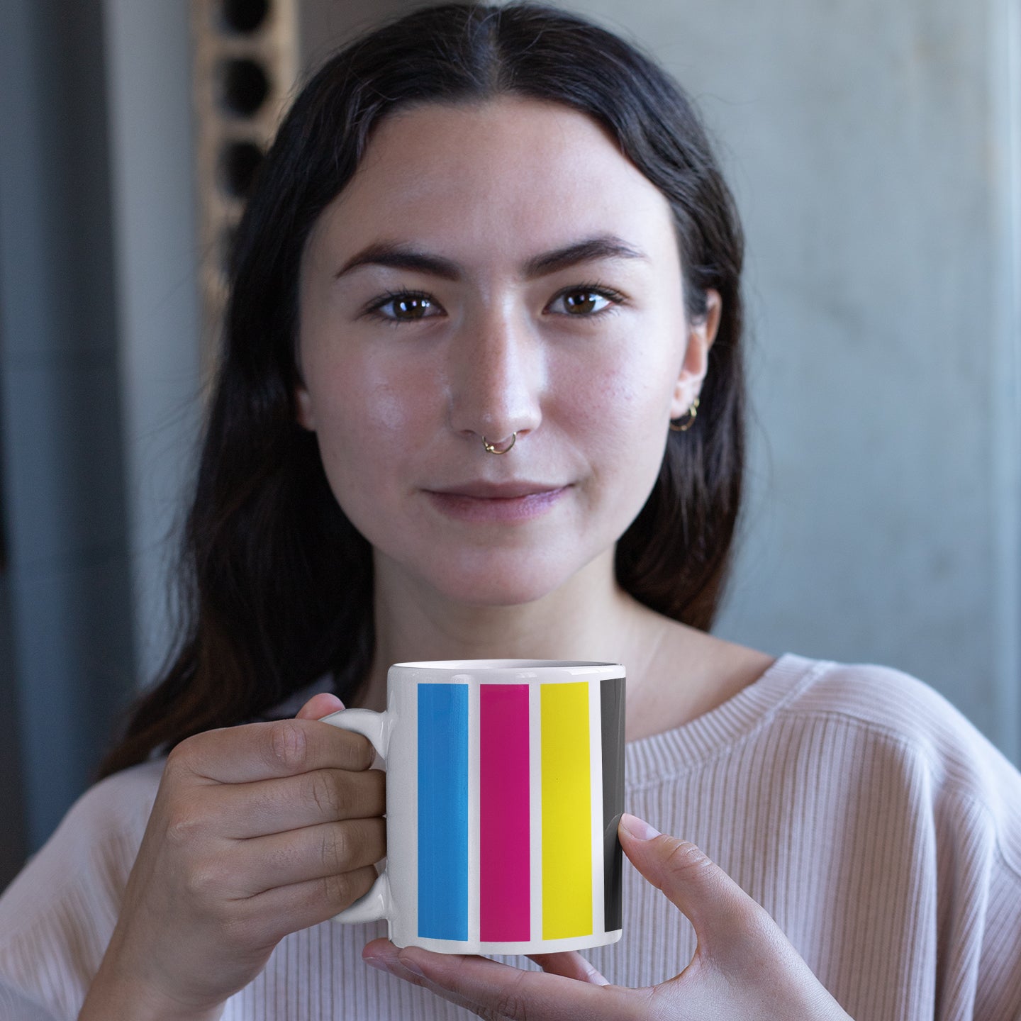 CMYK Mug White