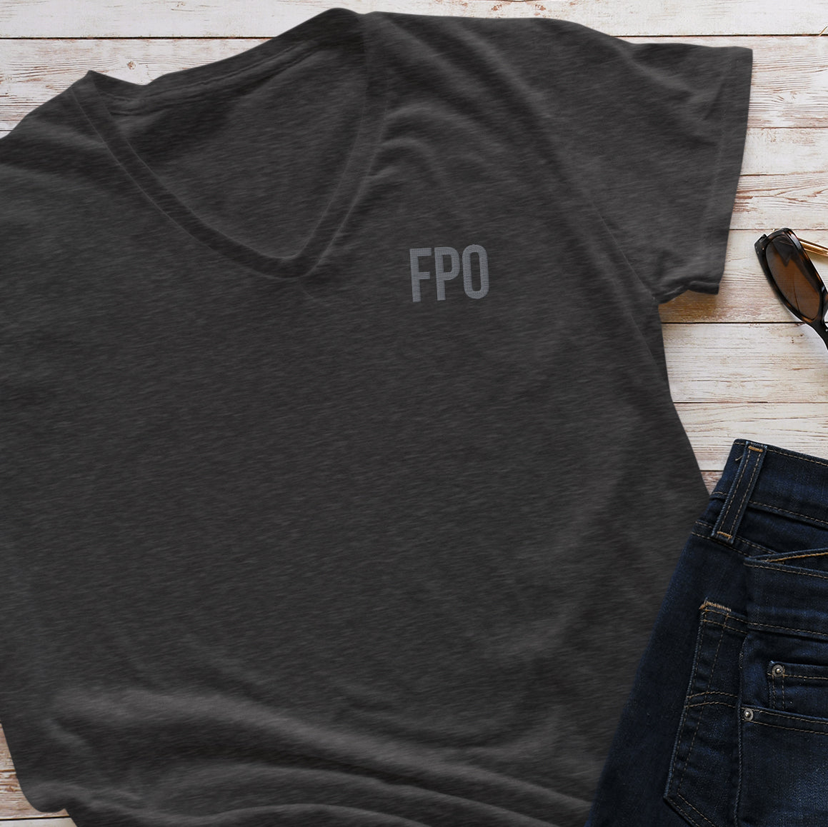 FPO V-neck T-shirt v02
