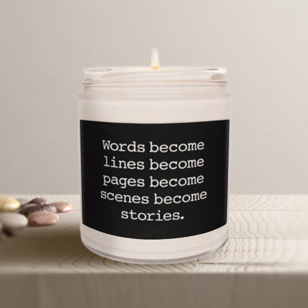WORDS BECOME Scented Candle