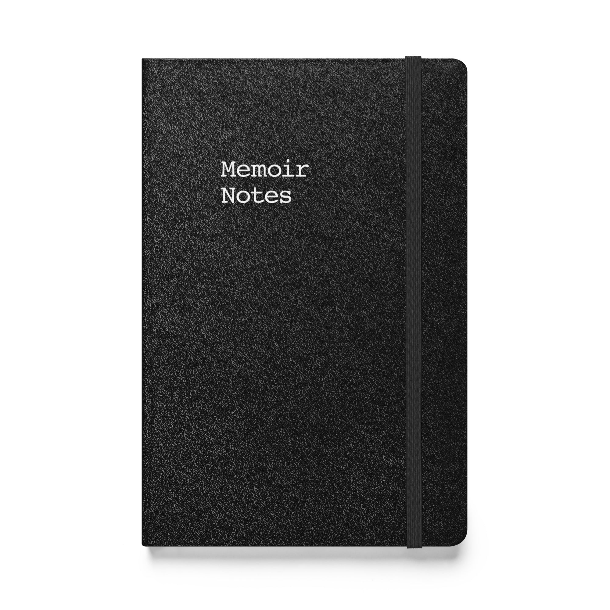 Writer's Journal with Memoir Notes on the cover. 