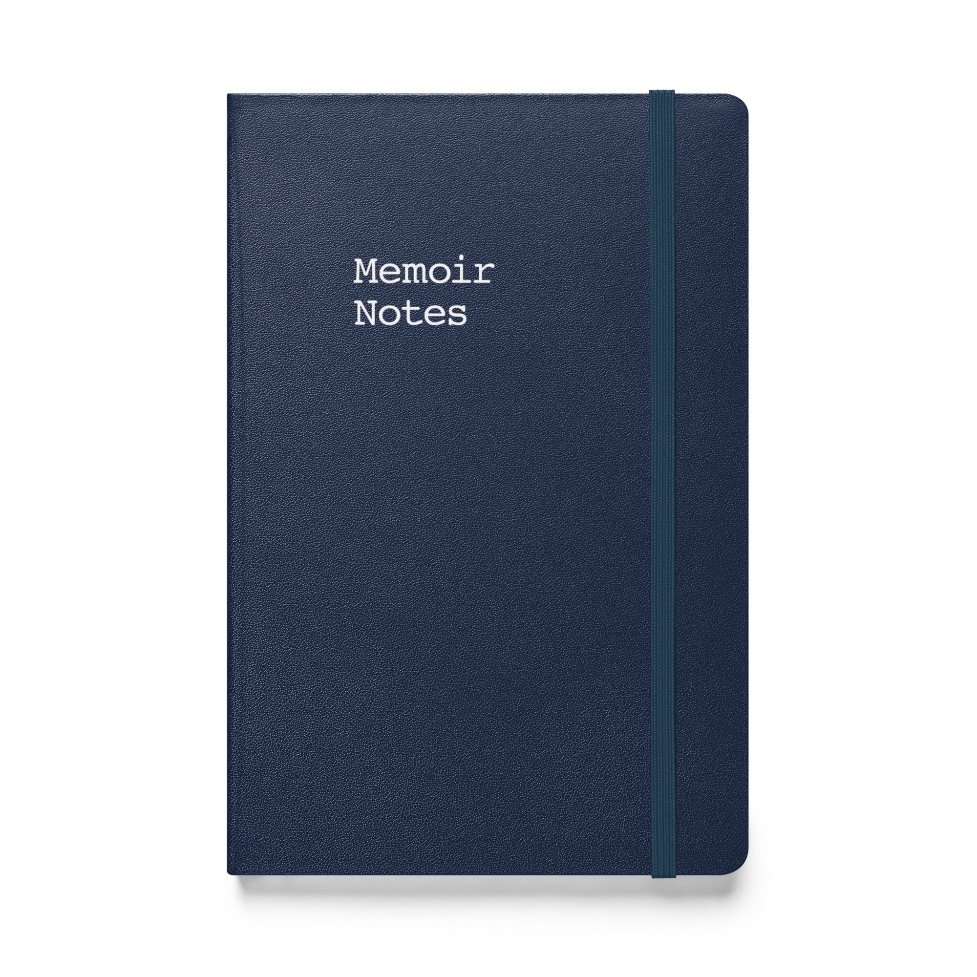 Writer's Journal with Memoir Notes on the cover. 