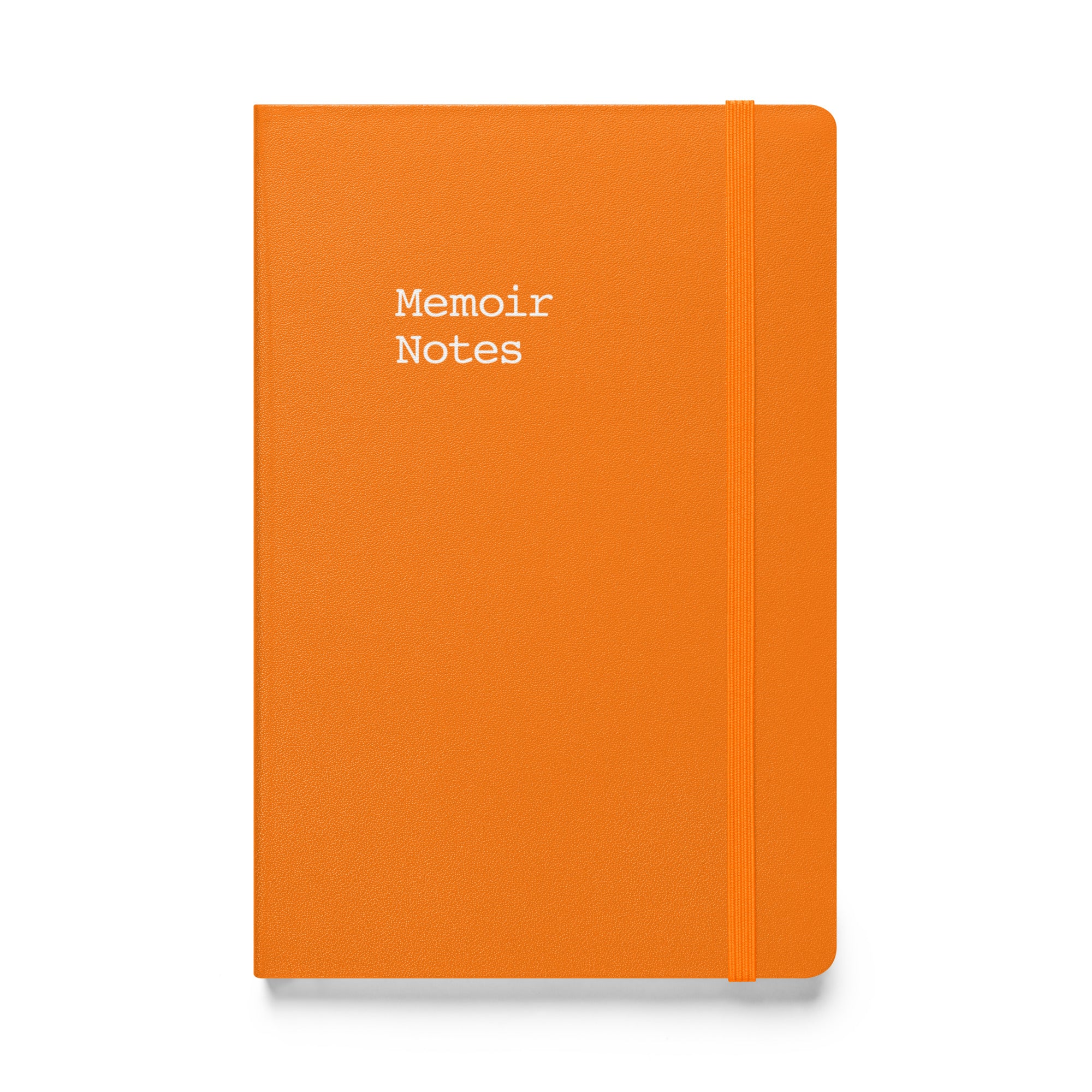 Writer's Journal with Memoir Notes on the cover. 