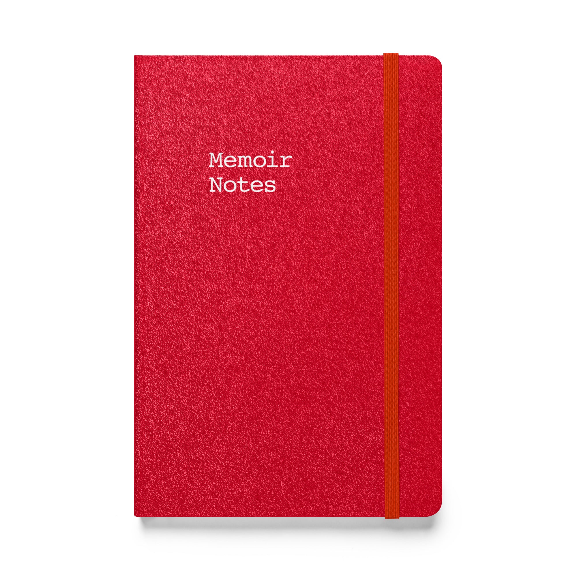 Writer's Journal with Memoir Notes on the cover. 